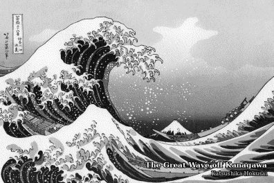 神奈川沖浪裏，葛飾北齋